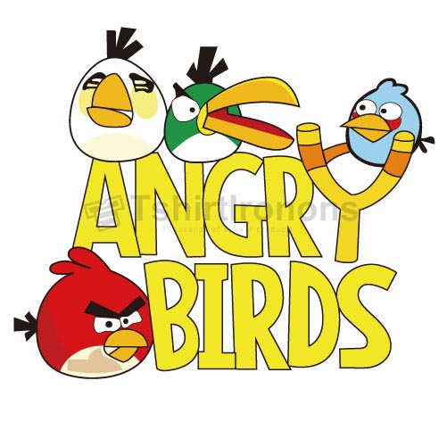 Angry Birds T-shirts Iron On Transfers N2407 - Click Image to Close